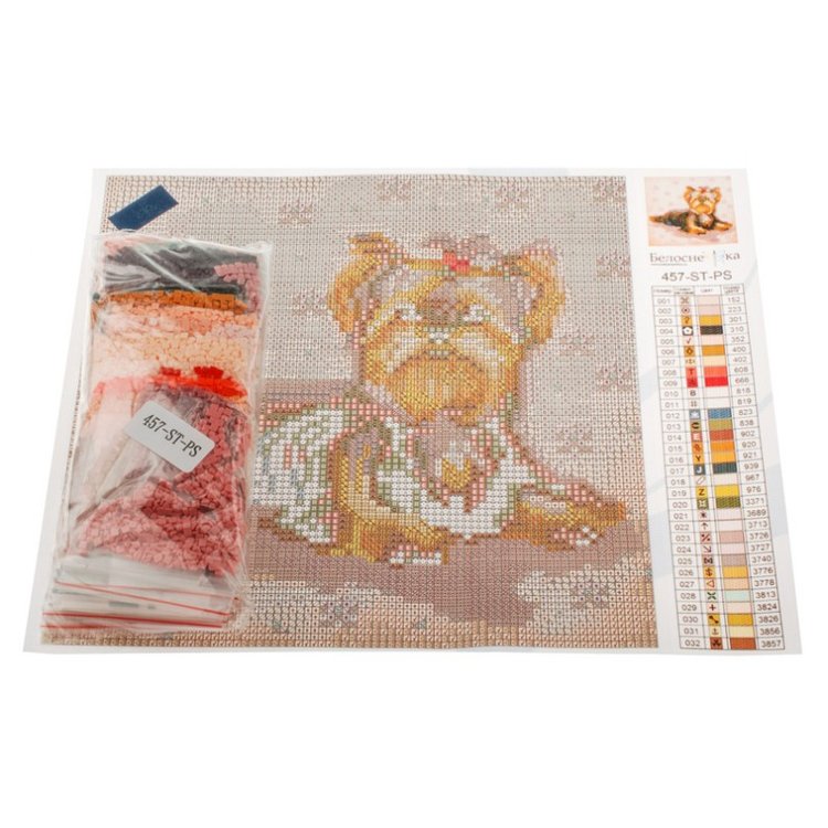 Алмазная вышивка «Маленький Йорк» — картинка 3
