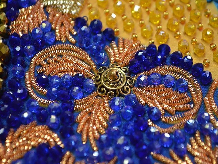 Набор вышивки хрустальными камнями «Богородица Иерусалимская» — картинка 9