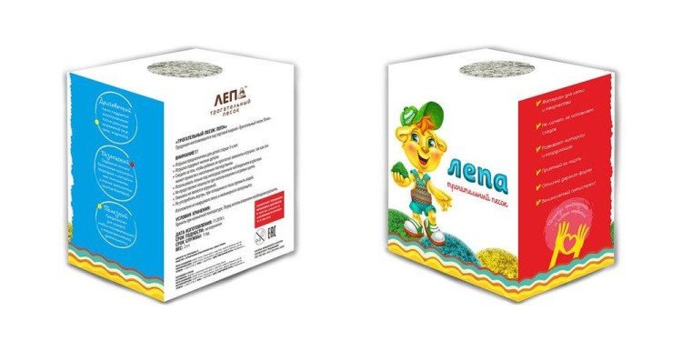 Трогательный песок Лепа «Набор Микс» 2 кг — картинка 5