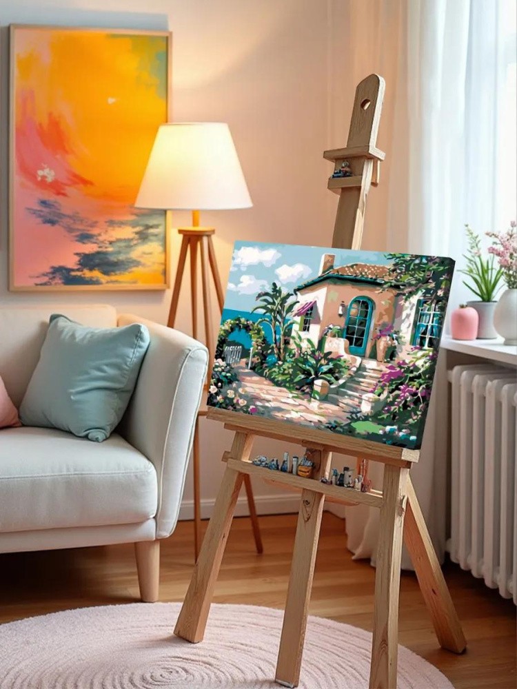 Картина по номерам «Дом у моря» — картинка 10