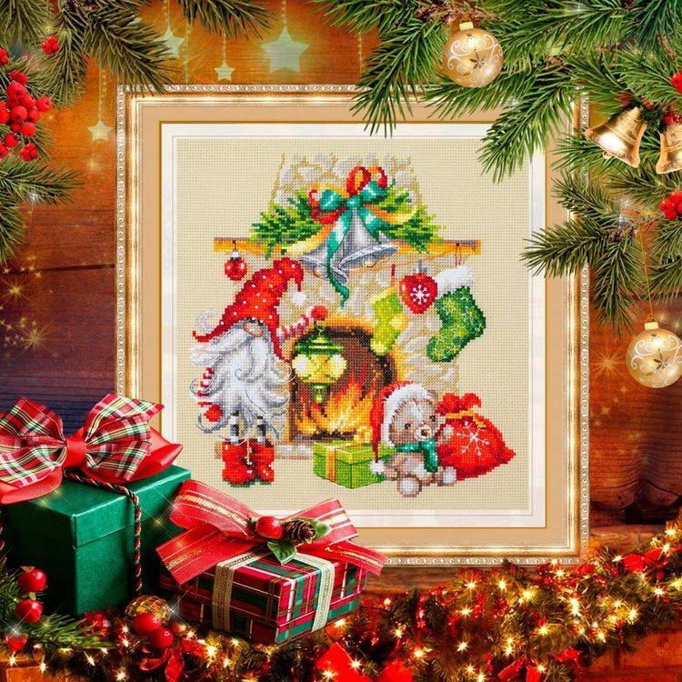 Набор для вышивания «В ожидании рождества» — картинка 2