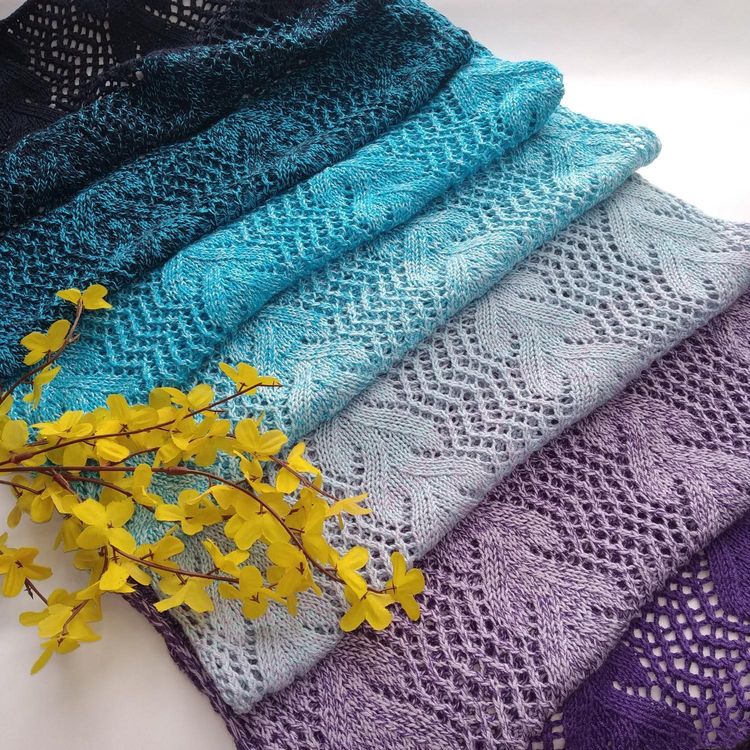 Пряжа YarnArt Flowers (268), колорит, 5 шт. по 250 г — картинка 3