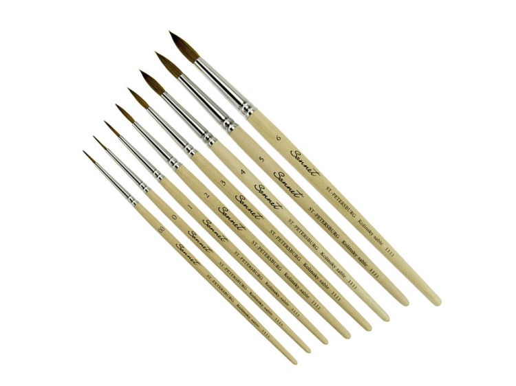 Кисть №1 круглая (колонок) — картинка 4