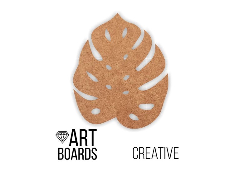 Заготовка ART Board Creative Monstera L, 40х30 см, Craftsmen.store