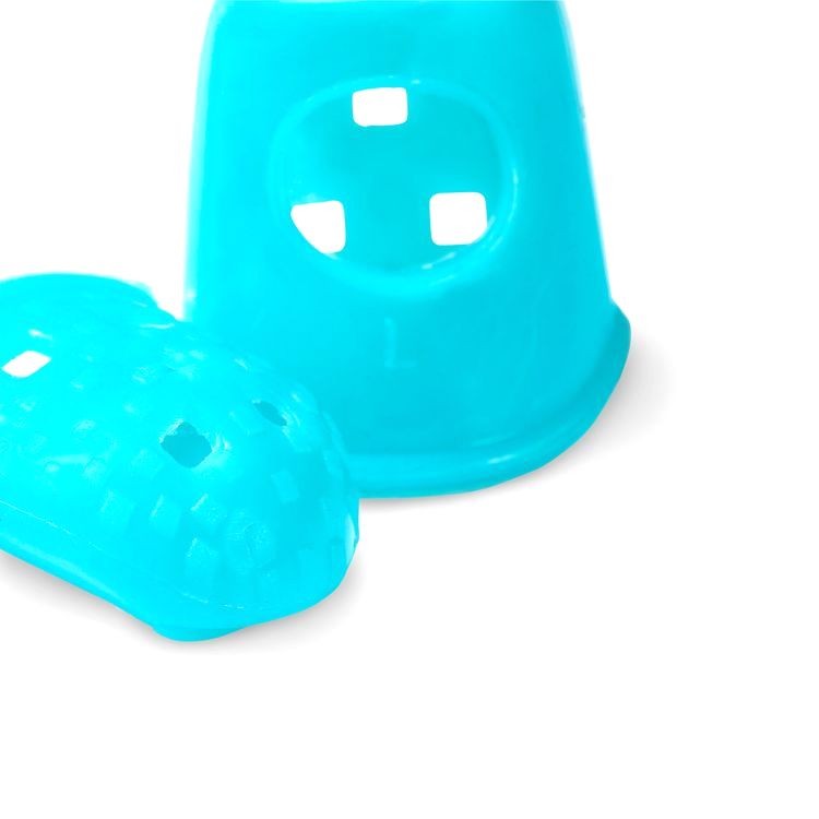 Грейфер для игл, силиконовый, бирюзовый, 2 шт., PRYM — картинка 3