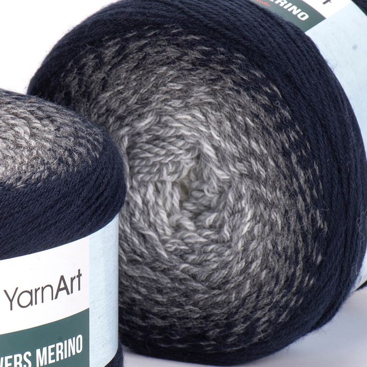Пряжа YarnArt Flowers Merino (532), мультиколор, 5 шт. по 225 г — картинка 2