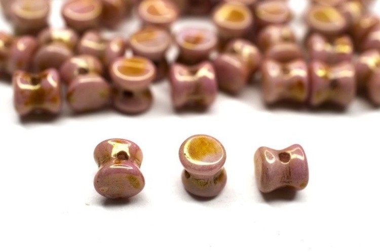 Бусины Preciosa (Чехия) PELLET 2 111-01339-00, 10 г, цвет: 03000-65491 розовый — картинка 2