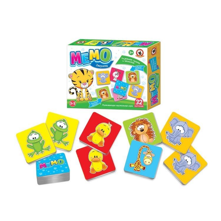 Мемо «Зверята» — картинка 2