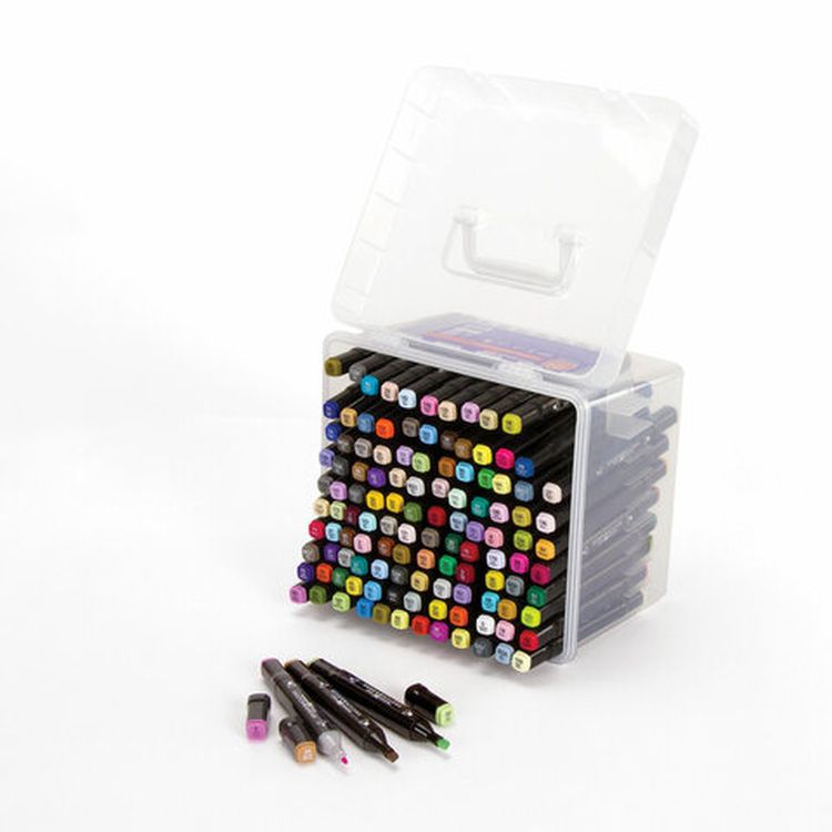 Маркеры для скетчинга двусторонние BRAUBERG ART DEBUT BLACK, цвет: набор 120 цв — картинка 6