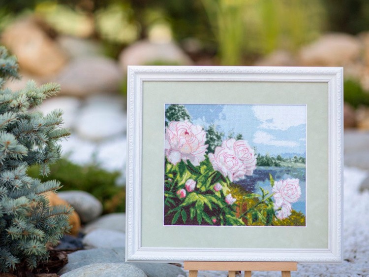 Набор для вышивания «Цветущие пионы» — картинка 4