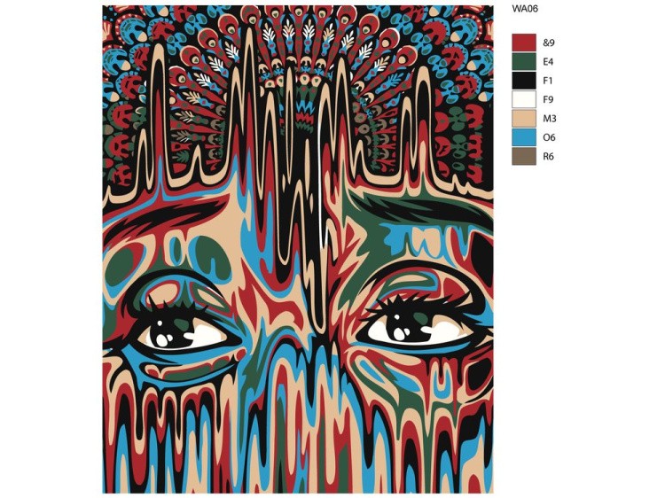 Картина по номерам «Сила павлинов» — картинка 2