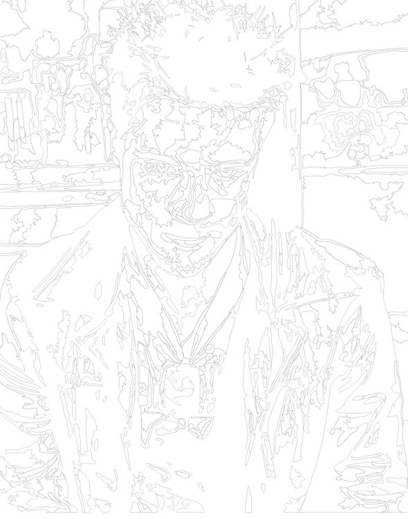 Картина по номерам «Бойцовский клуб: Тайлер Дерден - Брэд Питт 4» — картинка 2