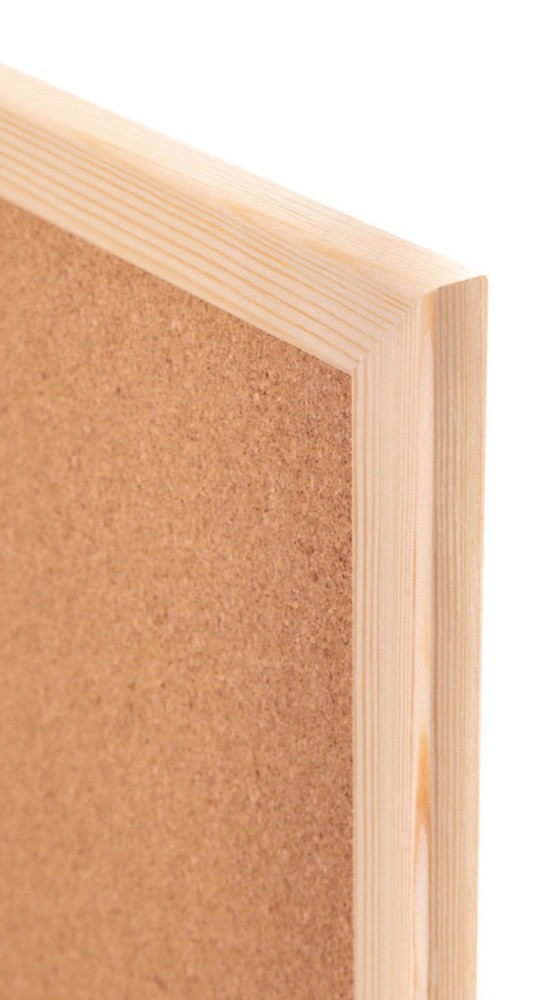 Доска пробковая в деревянной раме 45х60 см (в полиэтиленовой пленке) — картинка 3