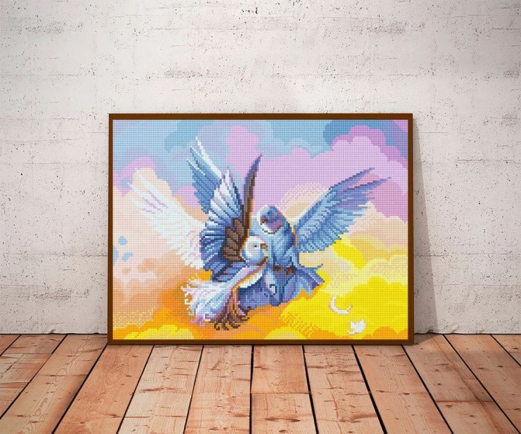 Алмазная вышивка «Голуби» — картинка 3