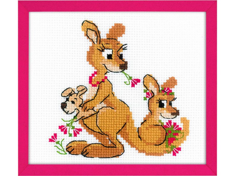 Набор для вышивания «Где гуляли кенгуру» — картинка 2