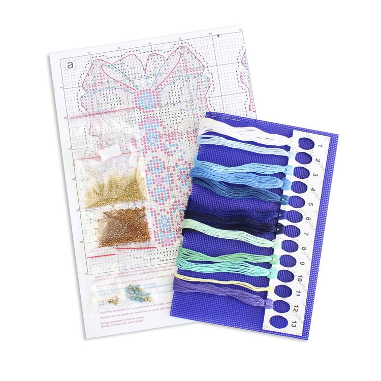 Набор для вышивания «Ёлочный шар. Волшебство ночи» — картинка 2