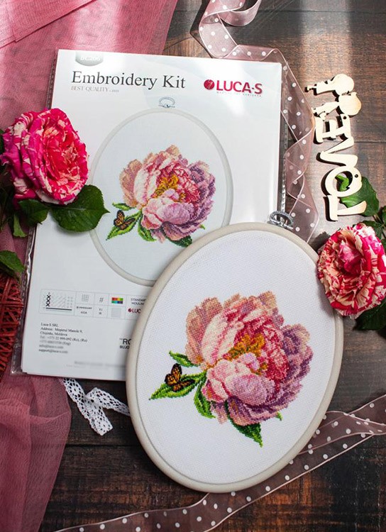 Набор для вышивания «Пион Rozella» — картинка 8