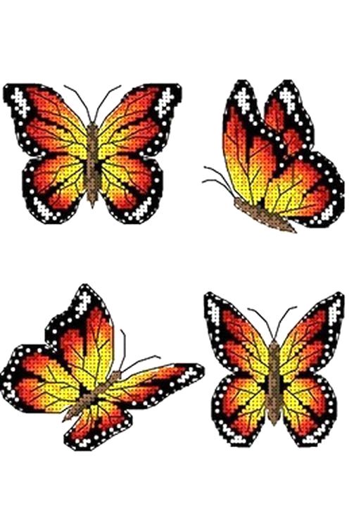 Рисунок на ткани «Полет бабочки»