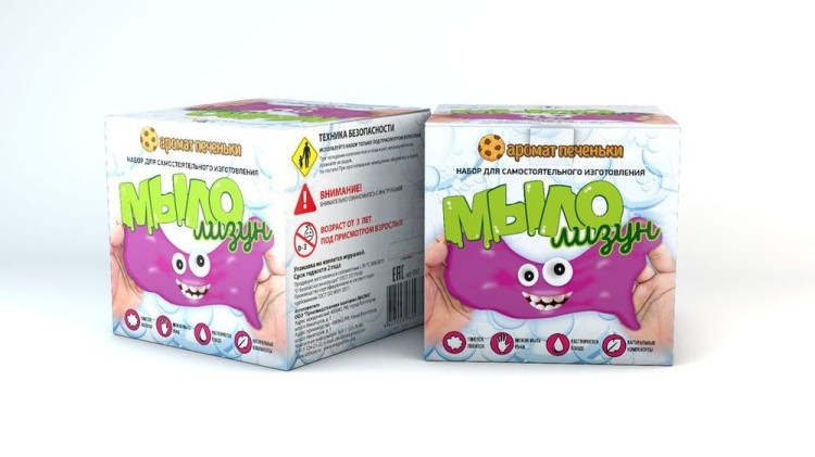 Набор Юный химик, Мыло-лизун «Печенька» — картинка 2