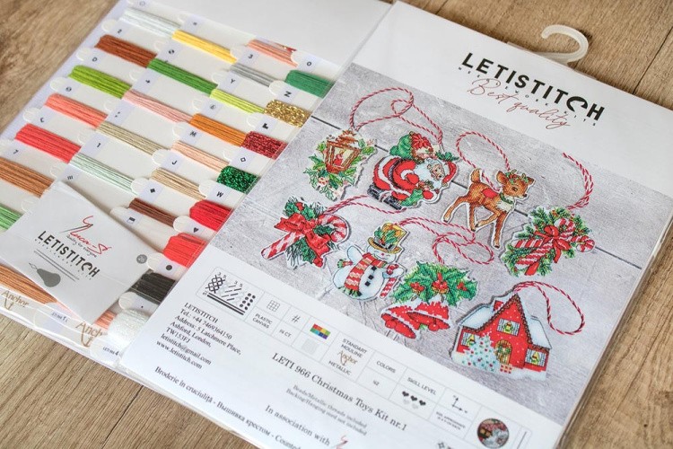 Набор для вышивания «Christmas Toys Kit nr.1» — картинка 6