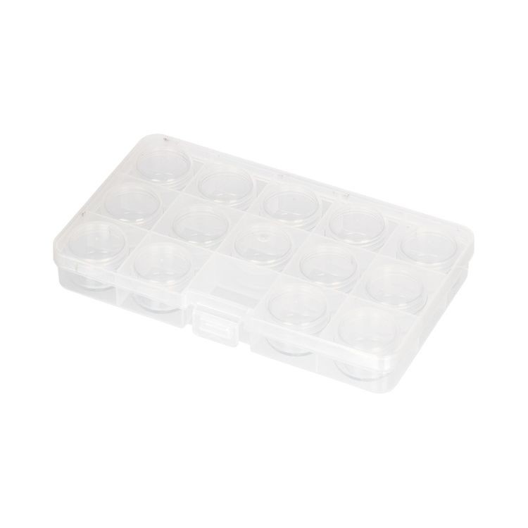 Коробка пластиковая для швейных принадлежностей, цвет: прозрачный, Gamma 
