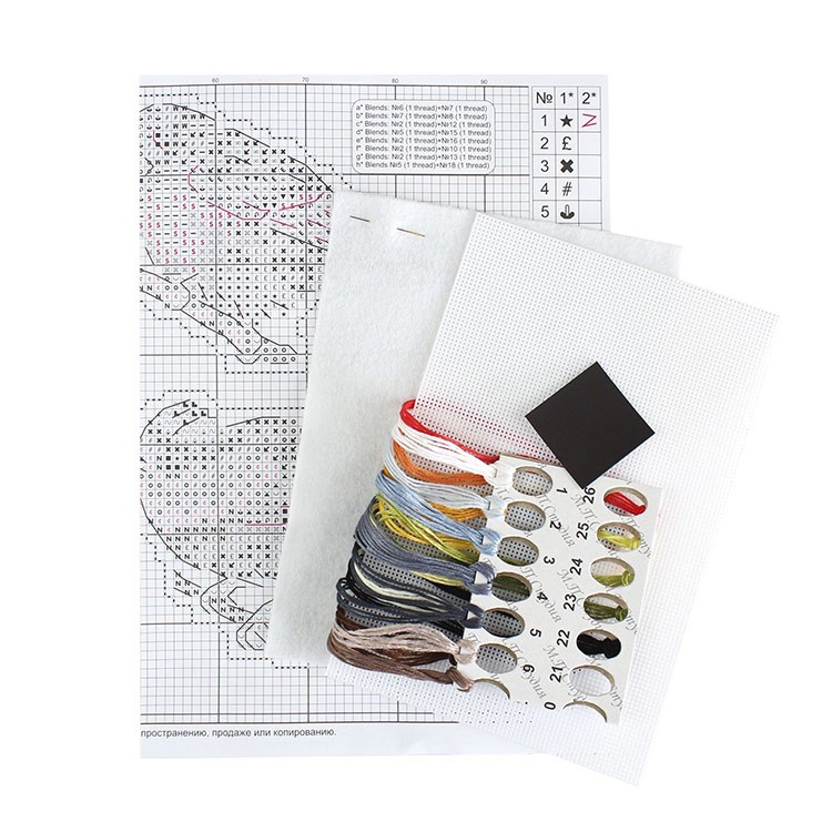 Набор для вышивания «Звонкие птички. Магниты» — картинка 2