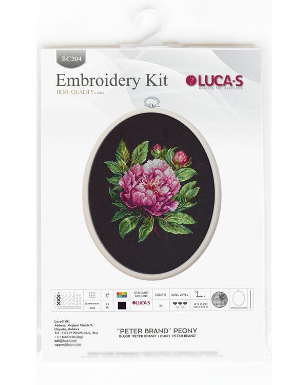 Набор для вышивания «Пион Peter Brand» — картинка 10