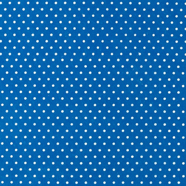 Фетр декоративный с рисунком в горошек, мягкий, 1 мм, 20х30 см ± 2 см, 5 шт., цвет: №FE030 синий, Blitz