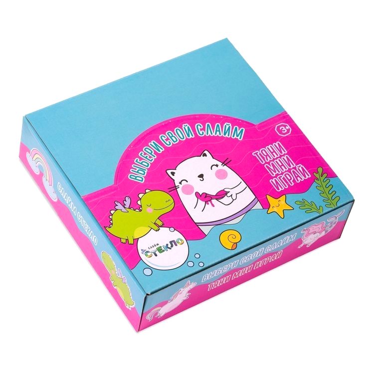 Набор слаймов «Слайм Физ с блестками» (9 шт. по 90 г) — картинка 10