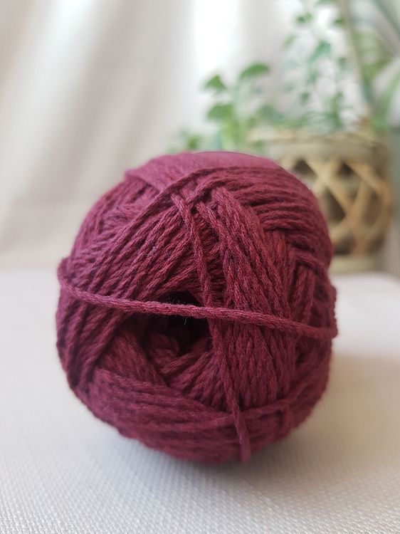 Пряжа Камтекс Мягкий хлопок (047), бордовый, 5 шт. по 100 г — картинка 4