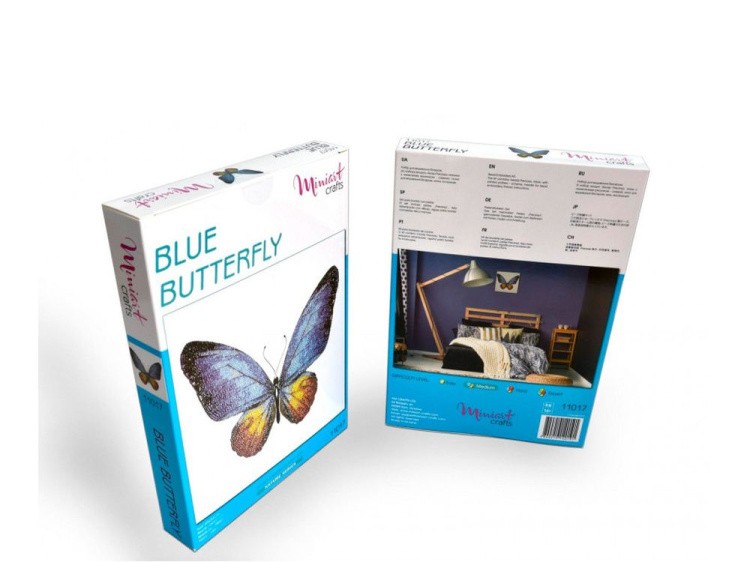 Набор вышивки бисером «Голубая бабочка» — картинка 4