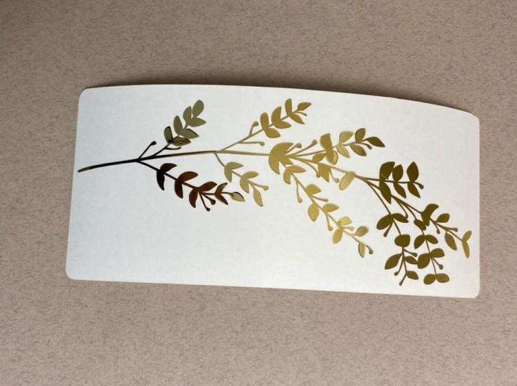 №300 Наклейка (золото) Sticker, Art Blong — картинка 2