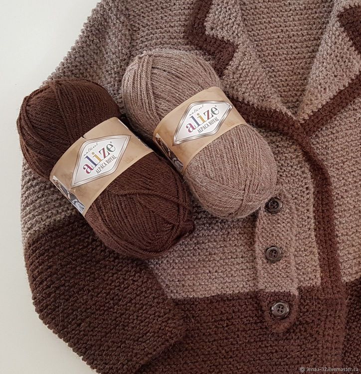 Пряжа ALIZE Alpaca royal (152), бежевый меланж, 5 шт. по 100 г — картинка 3