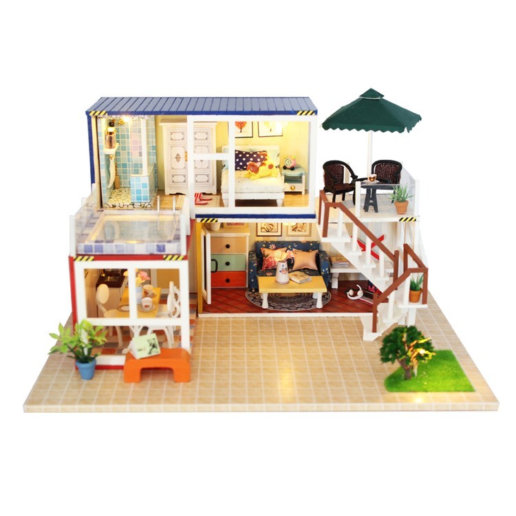 Набор для создания миниатюры (румбокс) «Загородный домик» — картинка 2