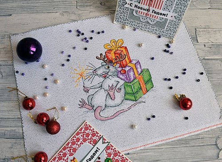 Набор для вышивания «Грызун года» — картинка 2