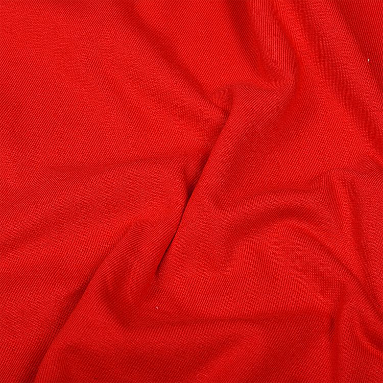Ткань трикотаж Кулирка, 10 м x 200 см, 145 г/м², цвет: красный, TBY — картинка 3