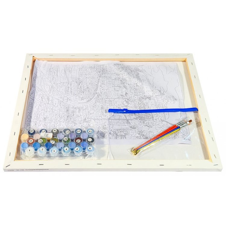 Картина по номерам «Набережная Ибицы» — картинка 3