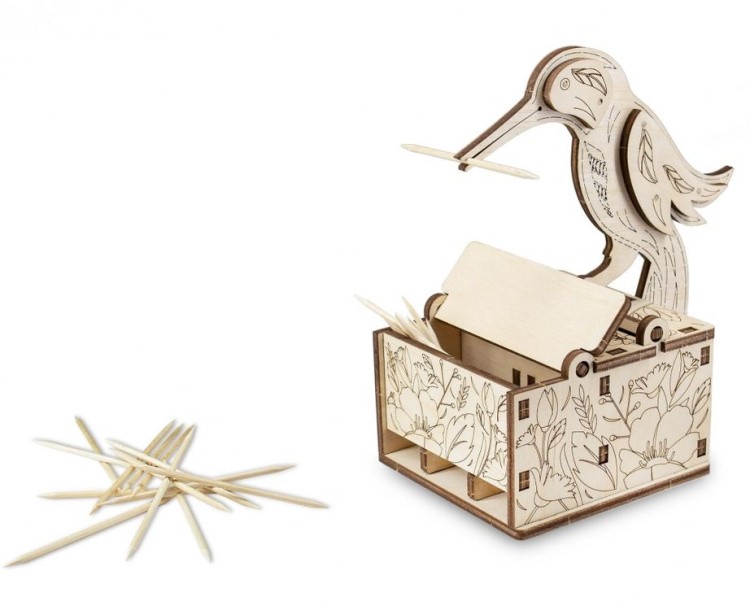 Конструктор из дерева Птичка, Eco Wood Art — картинка 2