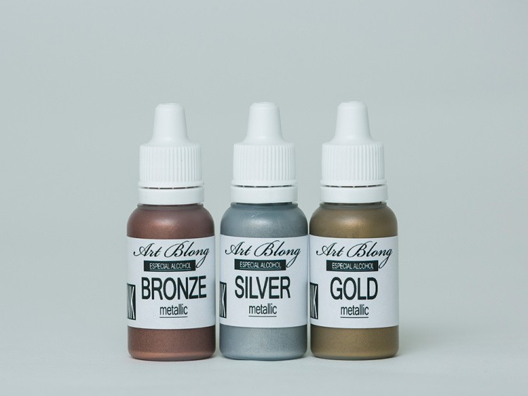 Набор для рисования алкогольными чернилами, 3 планшета, Art Blong — картинка 11