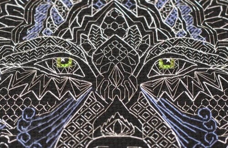 Набор для вышивания «Серебряный волк» — картинка 2