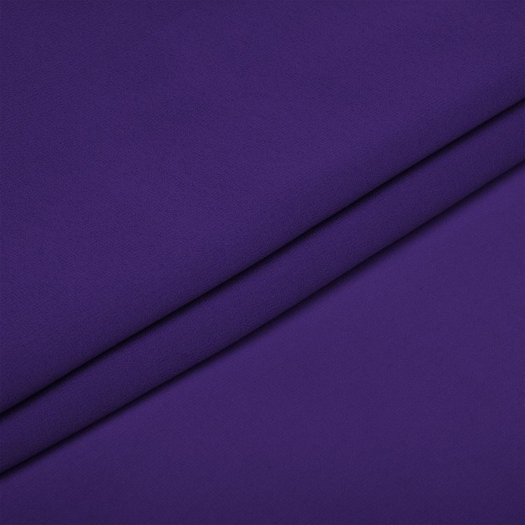 Ткань Креп-шифон, 5 м, ширина 150 см, 105 г/м2, цвет: фиолетовый, TBY — картинка 2