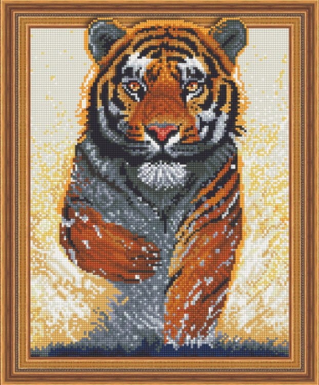 Алмазная вышивка «Мощь тигра»