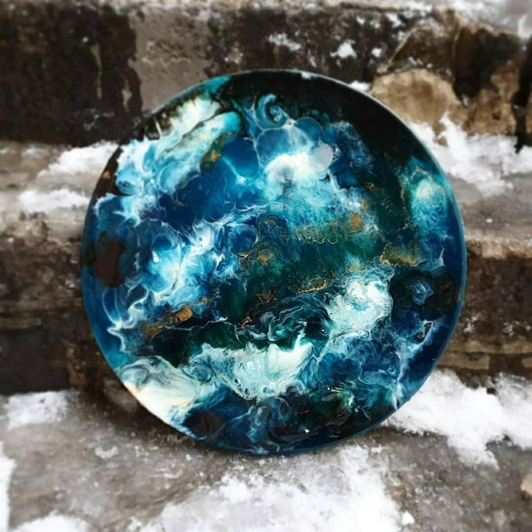 Набор для создания картины эпоксидной смолой MixArt Resin BOX STANDART — картинка 5