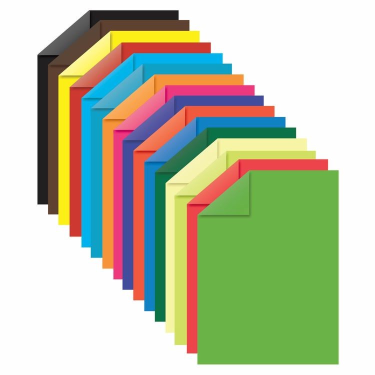 Цветная бумага А4 2-сторонняя газетная «Рыбалка», 16 листов, 16 цветов, ПИФАГОР — картинка 3