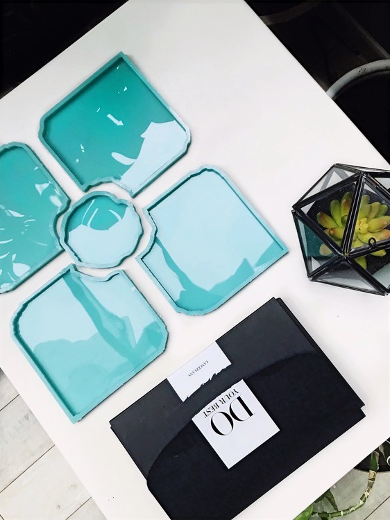 Силиконовый молд в виде среза камня - винный набор, модель№7, Craftsmen.store — картинка 2