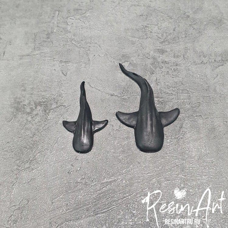 Китовая акула 3D small - Силиконовый молд, ResinArt — картинка 3