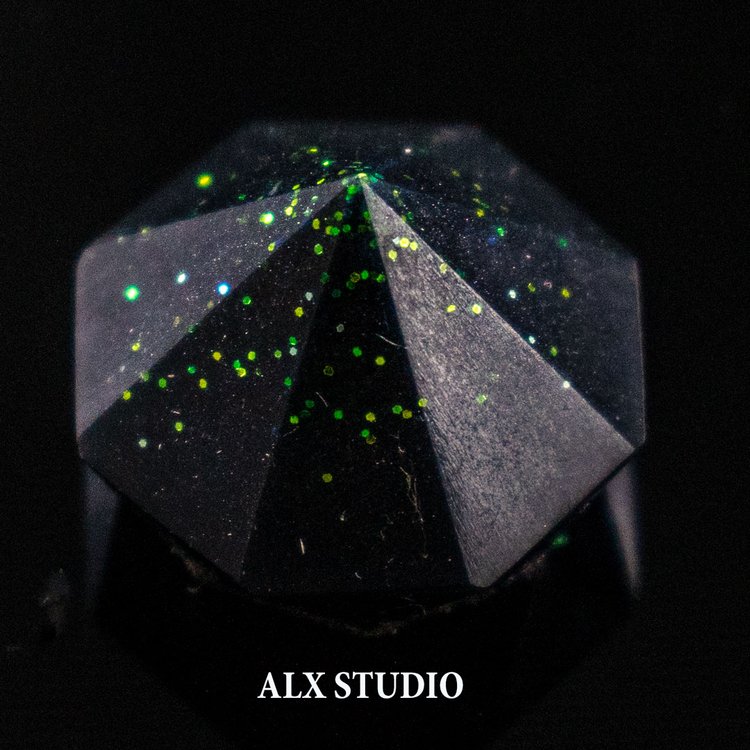 Краситель для эпоксидной смолы черный, 20 г, ALX Studio — картинка 3