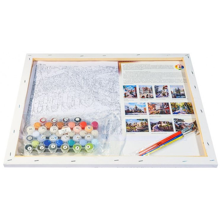 Картина по номерам «Сады Гранады» — картинка 3