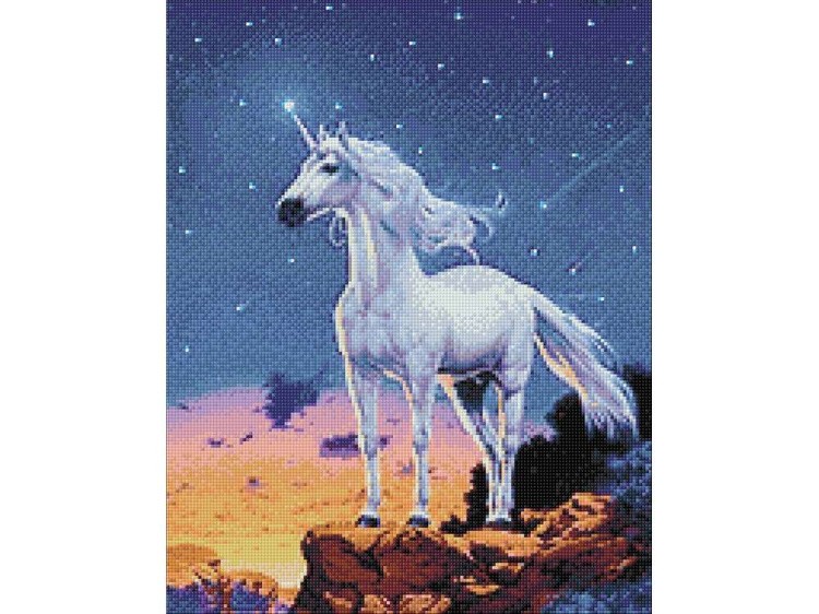 Алмазная вышивка «Звездный единорог» — картинка 3