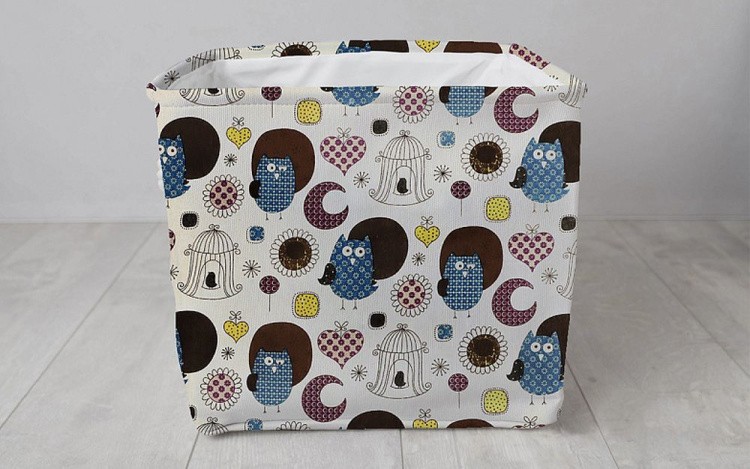 Ткань лен, 140 г/м², 30% лен, 70% хлопок, 3 м, ширина 150 см, цвет: белый, принт, TBY — картинка 8